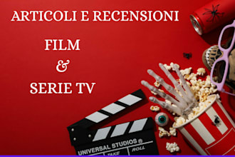 scrivere articoli SEO professionali su film e serie tv