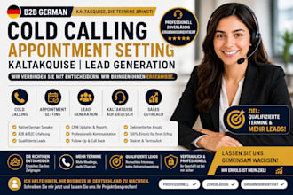 handle b2b german cold calling appointment setting kaltakquise  lead generation