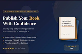 professionally publish and distribute your book on amazon
