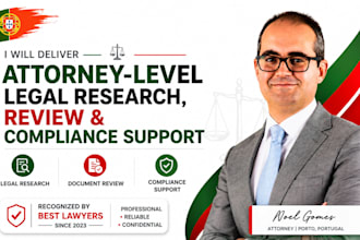 deliver attorney level legal research, review, and compliance support