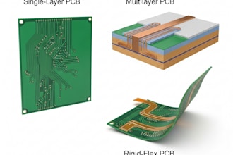 design single layer, multilayer, flex, and rigid flex pcb layout professionally