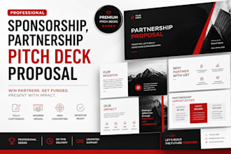 write sponsorship, partnership proposal pitch deck design