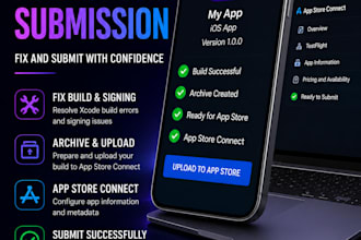 fix and submit your flutter ios app to the app store