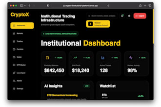 develop a cryptocurrency trading platform using mern stack