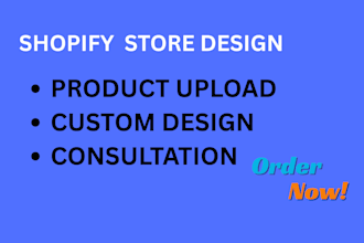 setup and desigh shopify store