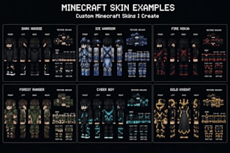 create custom minecraft skins and characters skins