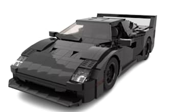 design custom 3d lego moc with PDF instructions XML partlist and studio file