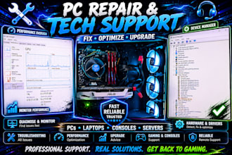 build, troubleshoot, repair, and optimize your PC or gaming setup