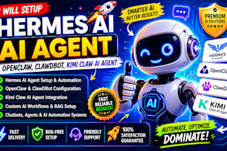 setup hermes ai agent openclaw clawdbot,kimi claw ai agent