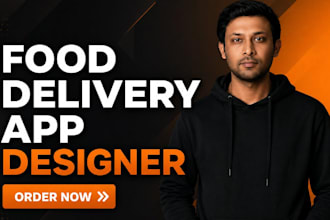design high converting food ordering mobile app UI UX in figma
