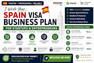write your spain visa business plan for startups and entrepreneurs