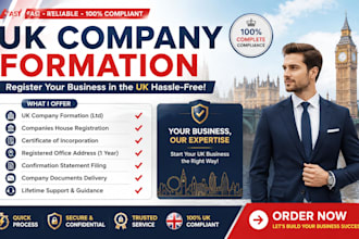 do professional UK company formation, business registration