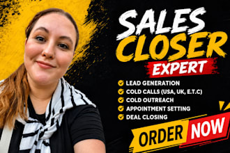 be your sales closer salesperson sales agent and high ticket closer cold calling