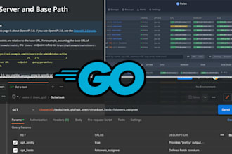 develop a high performance go backend with ai integration
