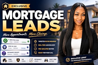generate exclusive mortgage leads for high conversions and rapid lead generation
