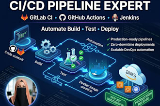 set up cicd pipelines with gitlab ci github actions or jenkins