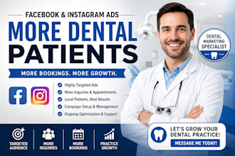 facebook and instagram ads to help dentists attract new patients