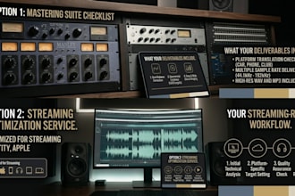 professionally master your track for streaming platforms