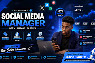 social media manager reply guy engagement boost twitter growth organic promotion