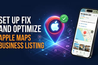set up, fix and optimize your apple maps business connect listing for SEO