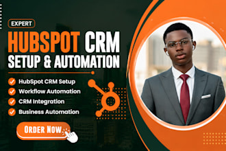 do hubspot CRM setup, workflow automation, CRM integration, business automation