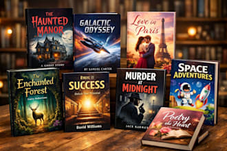 design and edit professional book covers