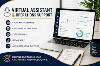 be your virtual assistant for operations and admin support