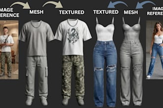 create y2k second life 3d clothing mesh outfit in clo3d for fivem sims vrchat