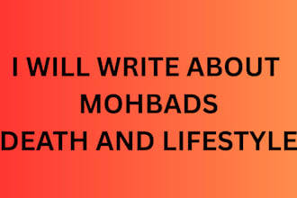 write about mohbads death and lifestyle