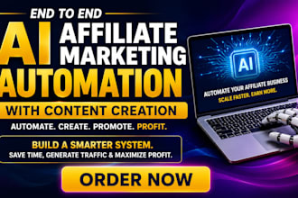 build end to end ai affiliate marketing automation with content creation