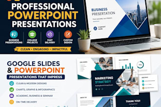 create professional powerpoint presentations and googleslides