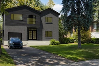 design modern house, villa and apartment exterior elevation