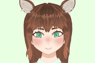 draw and rig vtuber any vtuber model design
