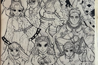 blow your mind with my anime drawings