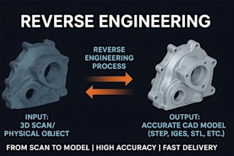 convert stl to step reverse engineer mechanical parts cnc in solidworks cad