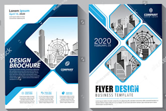 do editable canva brochure, canva flyer, canva trifold design
