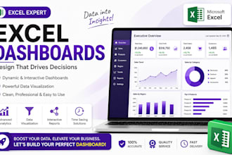 create interactive excel dashboards and automated reports