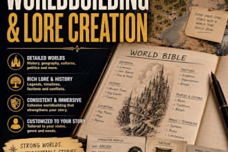 develop your story and worldbuilding