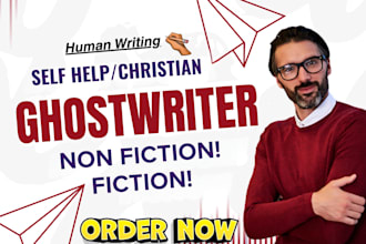 ghostwrite christian book fiction non fiction ebook ghostwriting self help ebook
