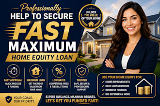 professionally help to secure fast maximum home equity loan