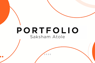 design your professional portfolio