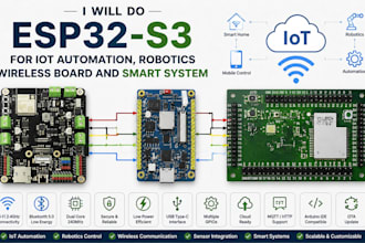 do esp32 s3 iot automation, robotics wireless board and smart system