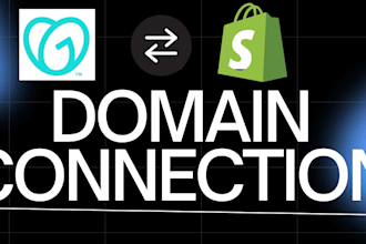 connect godaddy domain to shopify, fix shopify dns