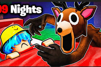 develop a roblox game 99 nights in the forest game for you