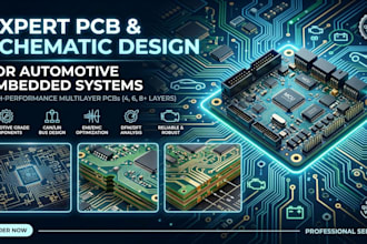 design multilayer pcb and schematic for automotive embedded systems