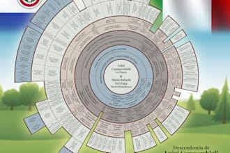 design a customized family tree for you