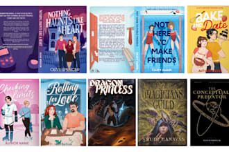 design fantasy book cover paperback cover, KDP ebook cover design for amazon