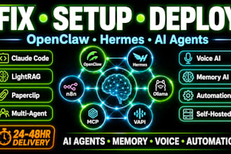 fix setup openclaw hermes ai agent obsidian memory multi agent n8n paperclip mcp