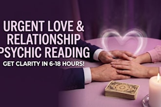an urgent psychic reading with deep clairvoyant guidance