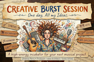 throw ideas at your song, fleshing out your original track with instruments